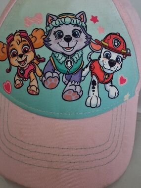 Nickelodeon Paw Patrol Girls Baseball Cap Pink & Blue